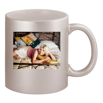 Tara Reid 11oz Metallic Silver Mug