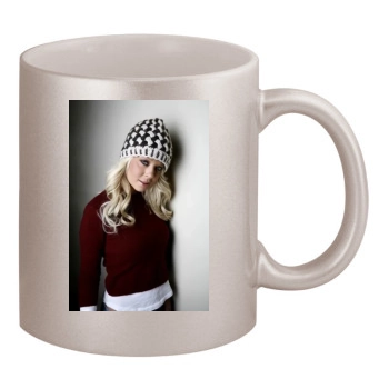 Tara Reid 11oz Metallic Silver Mug