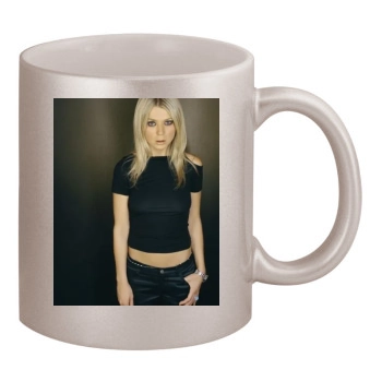 Tara Reid 11oz Metallic Silver Mug