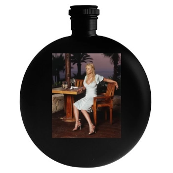 Tara Reid Round Flask