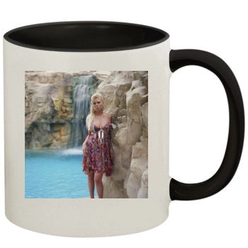 Tara Reid 11oz Colored Inner & Handle Mug