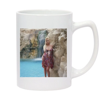 Tara Reid 14oz White Statesman Mug