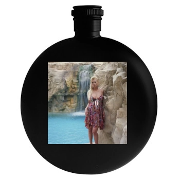 Tara Reid Round Flask