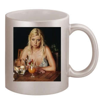 Tara Reid 11oz Metallic Silver Mug