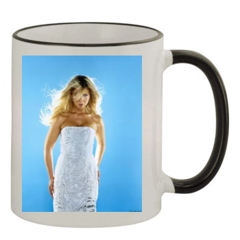 Tara Reid 11oz Colored Rim & Handle Mug