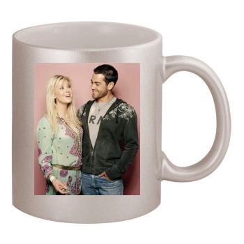 Tara Reid 11oz Metallic Silver Mug