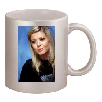 Tara Reid 11oz Metallic Silver Mug