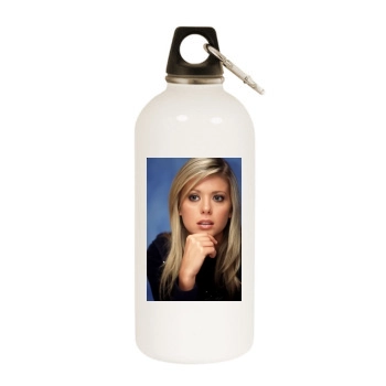 Tara Reid White Water Bottle With Carabiner