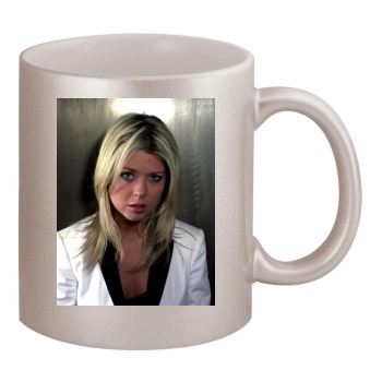 Tara Reid 11oz Metallic Silver Mug