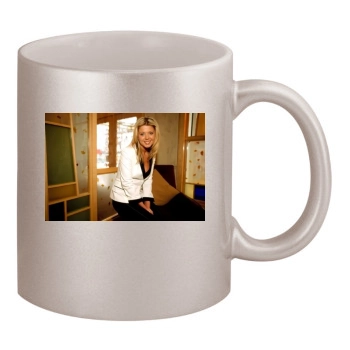 Tara Reid 11oz Metallic Silver Mug