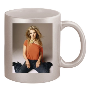 Tara Reid 11oz Metallic Silver Mug