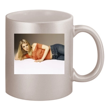 Tara Reid 11oz Metallic Silver Mug