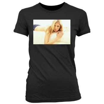 Tara Reid Women's Junior Cut Crewneck T-Shirt