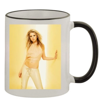 Tara Reid 11oz Colored Rim & Handle Mug