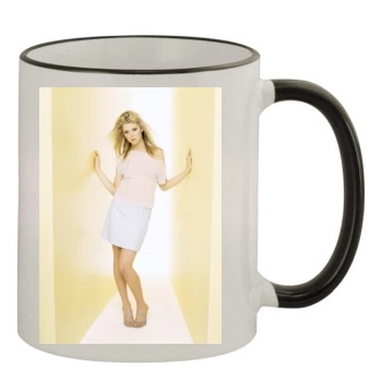 Tara Reid 11oz Colored Rim & Handle Mug