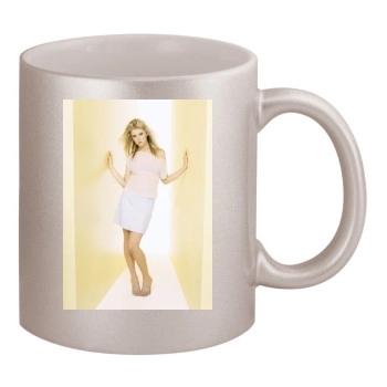 Tara Reid 11oz Metallic Silver Mug