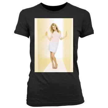 Tara Reid Women's Junior Cut Crewneck T-Shirt