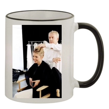 Tara Reid 11oz Colored Rim & Handle Mug