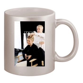 Tara Reid 11oz Metallic Silver Mug