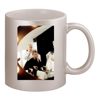 Tara Reid 11oz Metallic Silver Mug