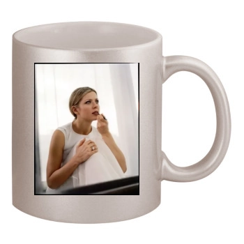 Tara Reid 11oz Metallic Silver Mug