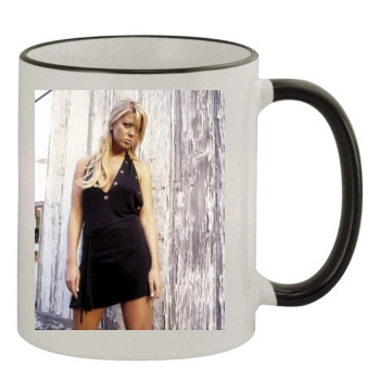 Tara Reid 11oz Colored Rim & Handle Mug