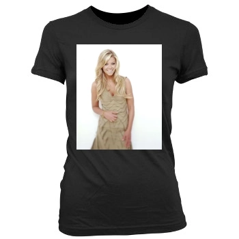 Tara Reid Women's Junior Cut Crewneck T-Shirt