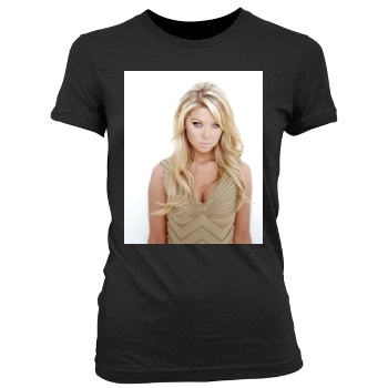 Tara Reid Women's Junior Cut Crewneck T-Shirt