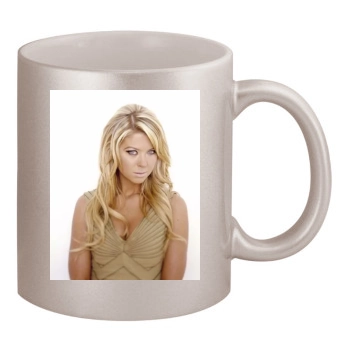 Tara Reid 11oz Metallic Silver Mug