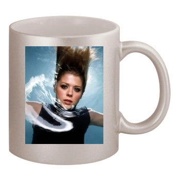 Tara Reid 11oz Metallic Silver Mug