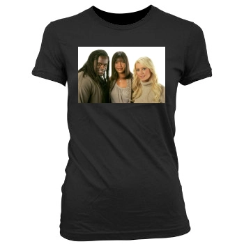 Tara Reid Women's Junior Cut Crewneck T-Shirt