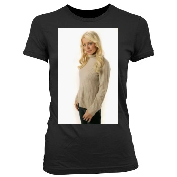 Tara Reid Women's Junior Cut Crewneck T-Shirt