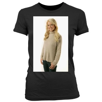 Tara Reid Women's Junior Cut Crewneck T-Shirt