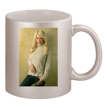 Tara Reid 11oz Metallic Silver Mug