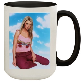 Tara Reid 15oz Colored Inner & Handle Mug