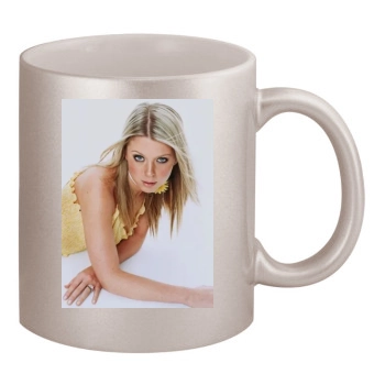 Tara Reid 11oz Metallic Silver Mug