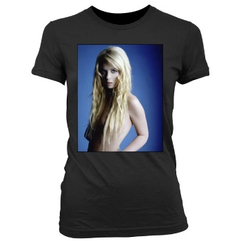 Tara Reid Women's Junior Cut Crewneck T-Shirt