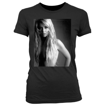 Tara Reid Women's Junior Cut Crewneck T-Shirt