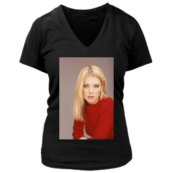 Tara Reid Women's Deep V-Neck TShirt