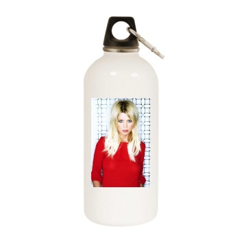 Tara Reid White Water Bottle With Carabiner