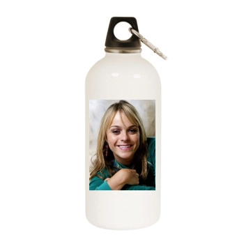 Taryn Manning White Water Bottle With Carabiner