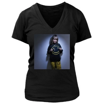 Taryn Manning Women's Deep V-Neck TShirt