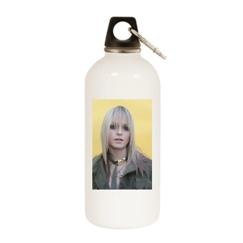 Taryn Manning White Water Bottle With Carabiner