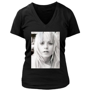 Taryn Manning Women's Deep V-Neck TShirt