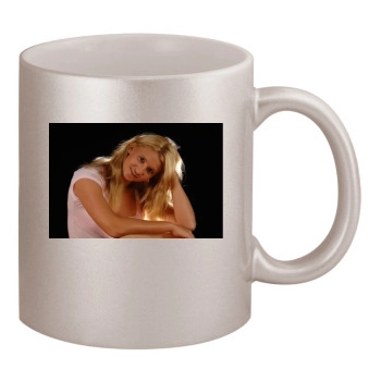 Tatiana Golovin 11oz Metallic Silver Mug