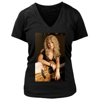 Taylor Swift Women's Deep V-Neck TShirt