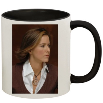 Tea Leoni 11oz Colored Inner & Handle Mug