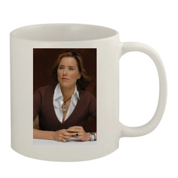 Tea Leoni 11oz White Mug