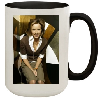 Tea Leoni 15oz Colored Inner & Handle Mug