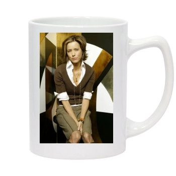 Tea Leoni 14oz White Statesman Mug